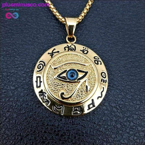 Plus Minus Co Ancient Egypt The Eye Of Horus Pendant Necklaces For Women