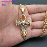 Plus Minus Co Ancient Egypt The Eye Of Horus Pendant Necklaces For Women, view 6