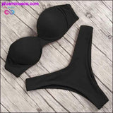 Plus Minus Co Animal Print Leopard Bikini Push Up Swimsuit Sexy Women, view 2