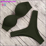 Plus Minus Co Animal Print Leopard Bikini Push Up Swimsuit Sexy Women, view 3