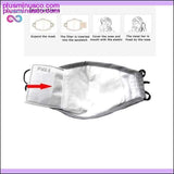 Plus Minus Co Anti Pollution PM2.5 Mouth Mask Dust Respirator, view 5