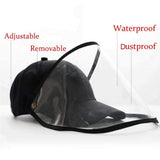 Plus Minus Co Anti-spitting Protective Hat Dustproof Cover Peaked Caps Hats Adjustable Size Outdoor Protective Face Shield Caps Protect, view 2