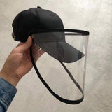 Plus Minus Co Anti-spitting Protective Hat Dustproof Cover Peaked Caps Hats Adjustable Size Outdoor Protective Face Shield Caps Protect, view 5
