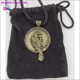 Plus Minus Co Antiquing Double sided Rune Norse Talisman Viking Raven, view 4