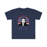 Plus Minus Co AOC Alexandria Ocasio Cortez Feminist Political Quote T-Shirt, Change Takes Courage, Progressive, Girl Power, Democratic Party Representativ, view 2