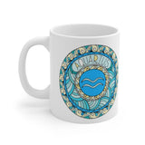 Plus Minus Co Aquarius Zodiac Mug, Aquarius Mug, January 20 to February 17 born Zodiac Gift, Zodiac Sign, Horoscope Gift, Astrology Gift, view 4