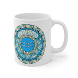Plus Minus Co Aquarius Zodiac Mug, Aquarius Mug, January 20 to February 17 born Zodiac Gift, Zodiac Sign, Horoscope Gift, Astrology Gift, view 5