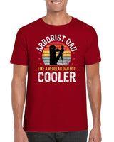 Plus Minus Co Arborist Dad Tree Climber Funny Arborist Father Men's Gift  T-shirt, view 2