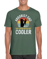 Plus Minus Co Arborist Dad Tree Climber Funny Arborist Father Men's Gift  T-shirt, view 6