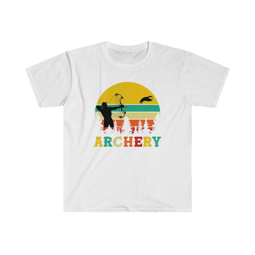 Plus Minus Co Archery | Retro Sunset T-Shirts, Archery Gifts, Archery retro Shirt, Archer Love T shirt, Archery T Shirt, Archery Gift