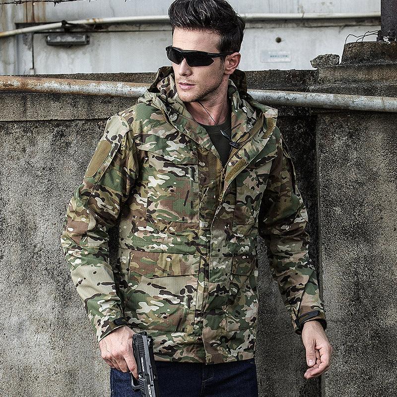 Plus Minus Co Archon Bourne Men's Military Tactical Jacket Men Fall Winter Outdoor Waterproof Windbreaker