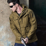 Plus Minus Co Archon Bourne Men's Military Tactical Jacket Men Fall Winter Outdoor Waterproof Windbreaker, view 3
