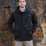 Plus Minus Co Archon Bourne Men's Military Tactical Jacket Men Fall Winter Outdoor Waterproof Windbreaker, view 4