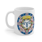 Plus Minus Co Aries Zodiac Mug, Aries Mug, March 20 to April 19 born Zodiac Gift, Zodiac Sign, Horoscope Gift, Astrology Gift, Mug || Aries birthday, view 4