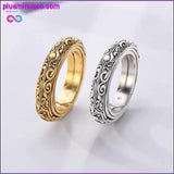 Plus Minus Co Astronomical Sphere Ball Cosmic Ring for Couples, view 2