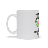 Plus Minus Co Autism Teacher Mugs | Autism Teacher Funny Mug Gift | Autism Christmas Birthday Gift | Badass Autism Teacher Mug | Badass Miracle Worker, view 3
