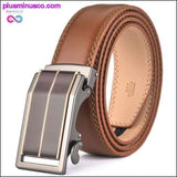 Plus Minus Co Automatic Buckle Genuine Leather High Quality Belt For Men, view 2