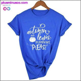 Plus Minus Co Autumn Leaves Pumpkin Please Slogan Tops Outfit ||, view 4