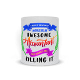 Plus Minus Co Awesome Accountant Mugs || Newly Minted Accountant || Cpa Exam Gift || Accountant Gift Ideas, view 6