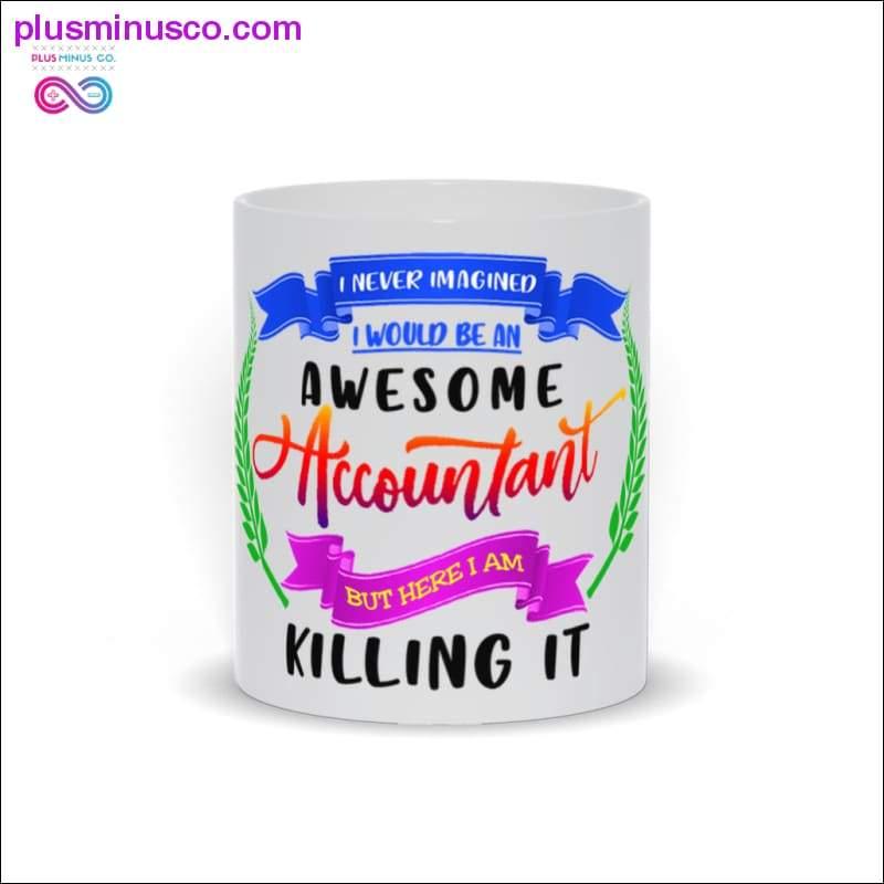 Plus Minus Co Awesome Accountant Mugs