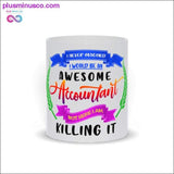 Plus Minus Co Awesome Accountant Mugs, view 6