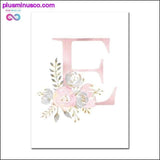 Plus Minus Co Baby Posters Personalized Girl's Name Custom Poster Nursery, view 2