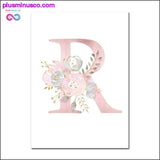 Plus Minus Co Baby Posters Personalized Girl's Name Custom Poster Nursery, view 4