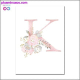 Plus Minus Co Baby Posters Personalized Girl's Name Custom Poster Nursery, view 5