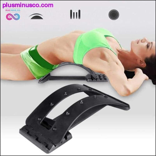 Plus Minus Co Backbone Stretcher Back Massage Magic Stretcher Fitness