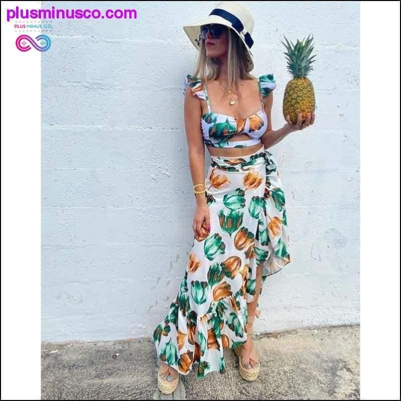 Plus Minus Co Backless Tunic Beach Dress Bikini Long Dress Print