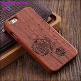 Plus Minus Co Bamboo Hard Wood Carved Apple iPhone Cases For iPhone, view 2