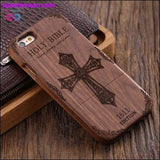 Plus Minus Co Bamboo Hard Wood Carved Apple iPhone Cases For iPhone, view 6