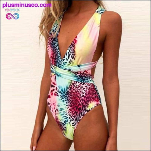 Plus Minus Co Bandage V Neck BodySuit