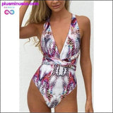 Plus Minus Co Bandage V Neck BodySuit, view 2