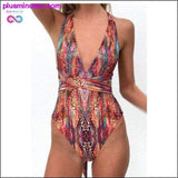 Plus Minus Co Bandage V Neck BodySuit, view 3