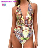 Plus Minus Co Bandage V Neck BodySuit, view 4