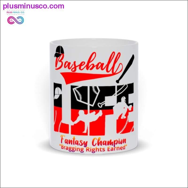 Plus Minus Co Baseball Life Mugs