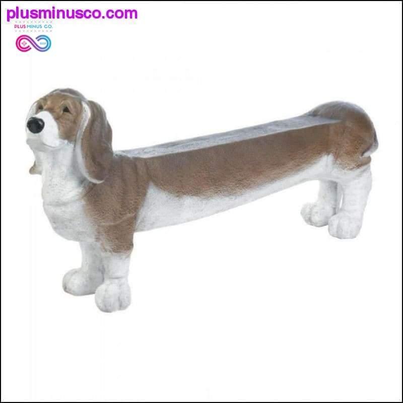 Plus Minus Co Basset Hound Doggy Bench