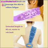 Plus Minus Co Bath Artifact Shower Shower Silicone Body Brush Bath Belt, view 4