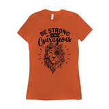 Plus Minus Co Be Strong And Courageous T-Shirts, Christians T Shirt, Religious Shirt, Joshua 19 Shirt, Bible Verse T-Shirt, Shirt For Christian Women, view 6