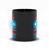 Plus Minus Co Be The Game Changer Black Mugs, Game Changer, Unique Ceramic Mug Gift, Inspirational Gamer Gift, Video Games Motivational Mug, view 3