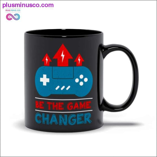 Plus Minus Co Be the Game Changer Black Mugs