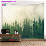 Plus Minus Co Beautiful Natural Forest Printed Large Wall Tapestry Cheap, view 4