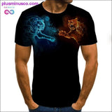 Plus Minus Co 3D Print T Shirt For Men, Cool and Funny Men's Shirt, view 2