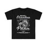 Plus Minus Co Being Grandpa Is An Honor Being Papa Is Priceless Father T-Shirts, Father's day gift, Dads T Shirt, Grandpas T-Shirt, Gift For Dad, view 2