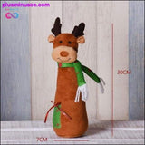 Plus Minus Co Big Size Retractable Christmas Dolls, Santa Claus, Snowman and Elk Figurines, view 6