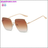 Plus Minus Co Big Square Sunglasses Women, view 3