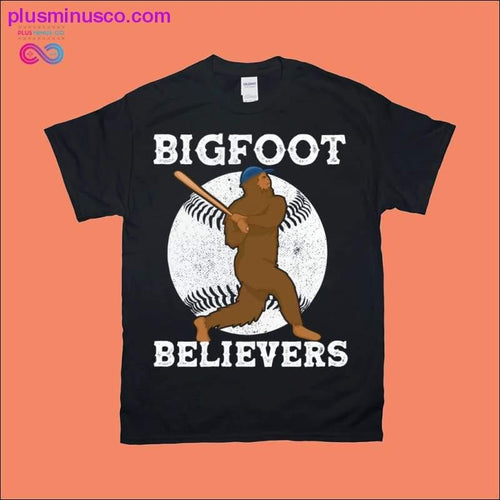 Plus Minus Co Bigfoot Believers | Baseball T-Shirts