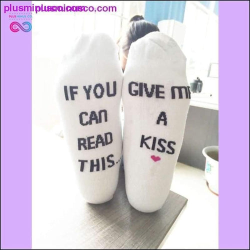 Plus Minus Co Birthday gift for girlfriend letter socks small love gift