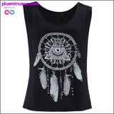 Plus Minus Co Black Dreamcatcher Tank Top, view 2